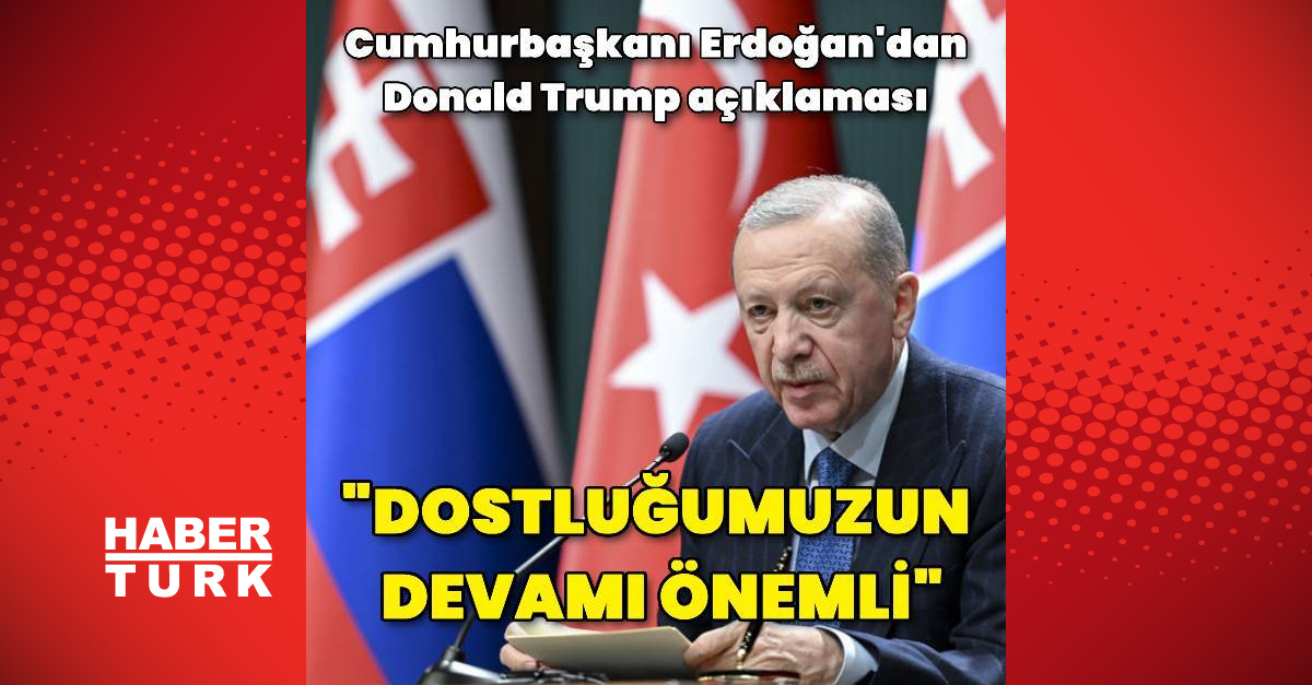 Cumhurbaşkanı Erdoğan Slovakya Başbakanı ile ortak basın toplantısı düzenledi