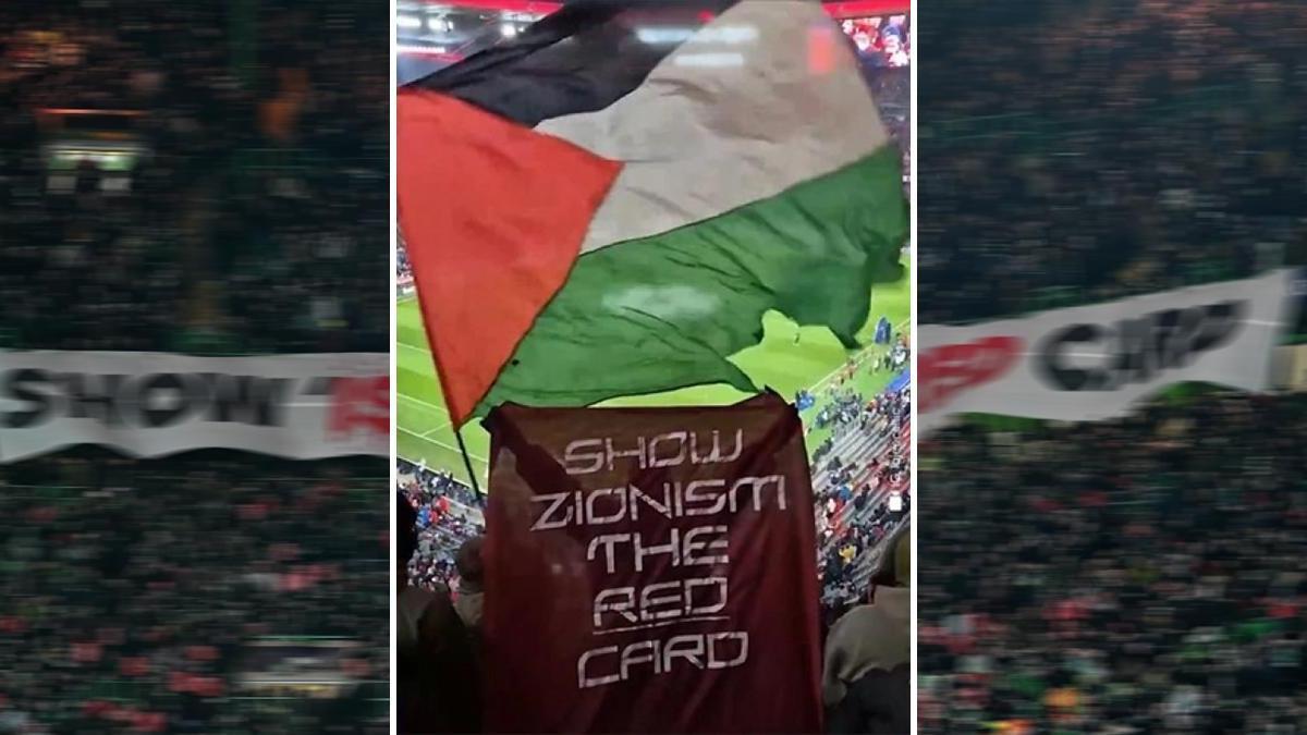 Celtic taraftarları İsrail’e yine kırmızı kart gösterdi!