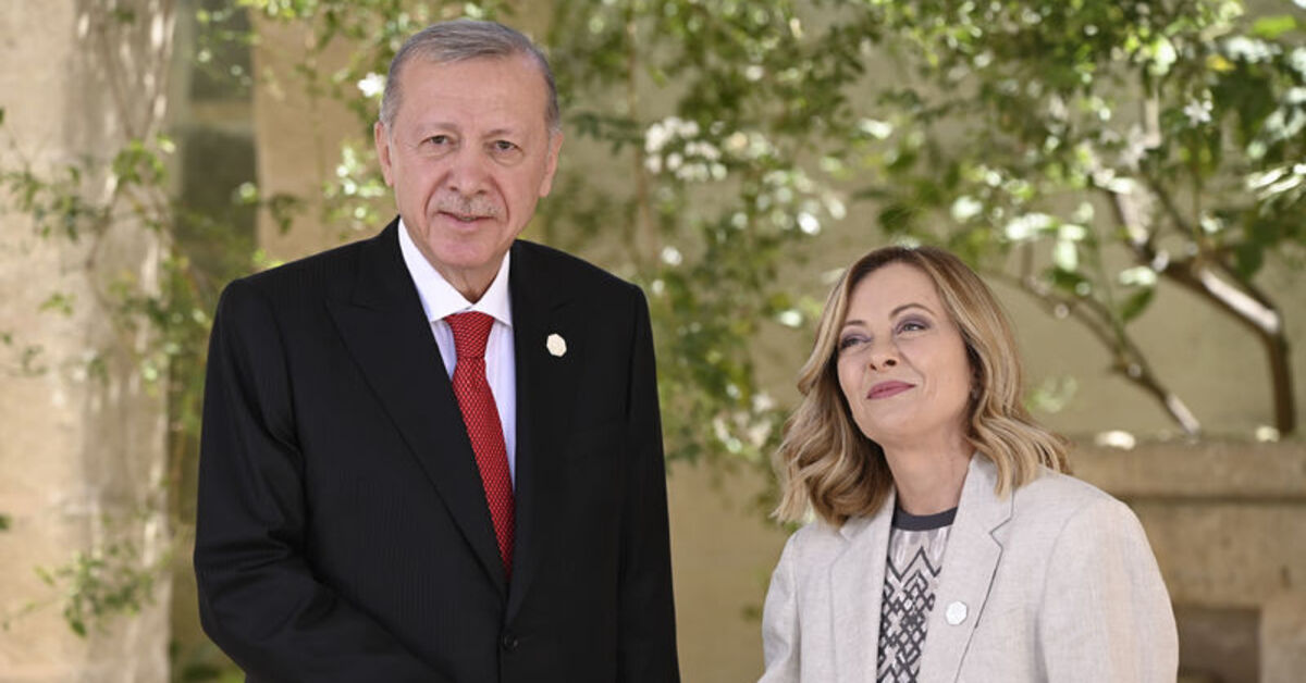 Cumhurbaşkanı Erdoğan İtalya Başbakanı Meloni ile görüştü